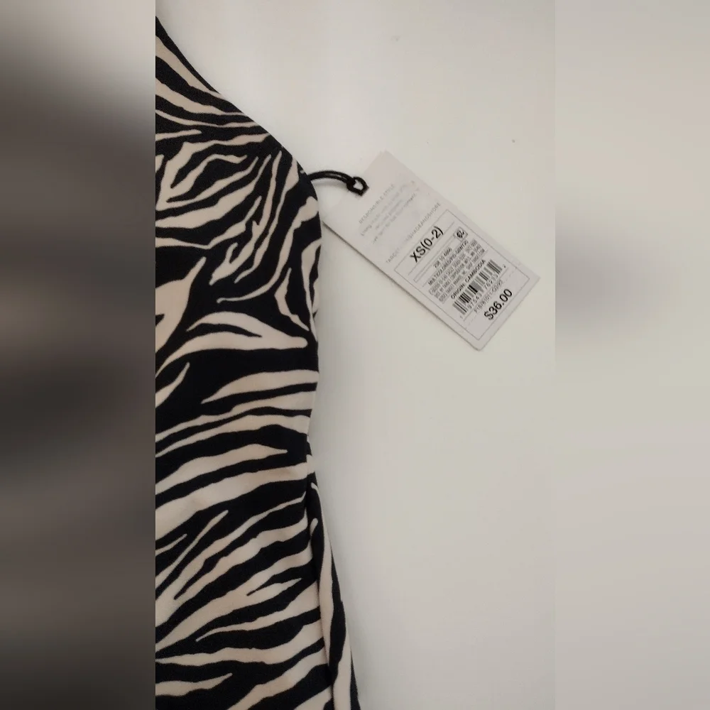 Shade & Shore Zebra Animal print one piece swimsuit - Picture 7 of 9